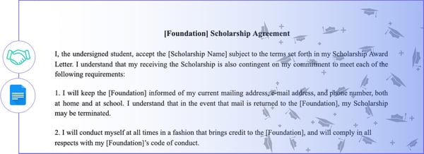 Scholarship-Agreement-Templates