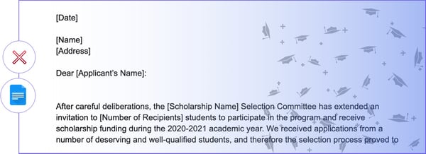 Scholarship-Rejection-Letter