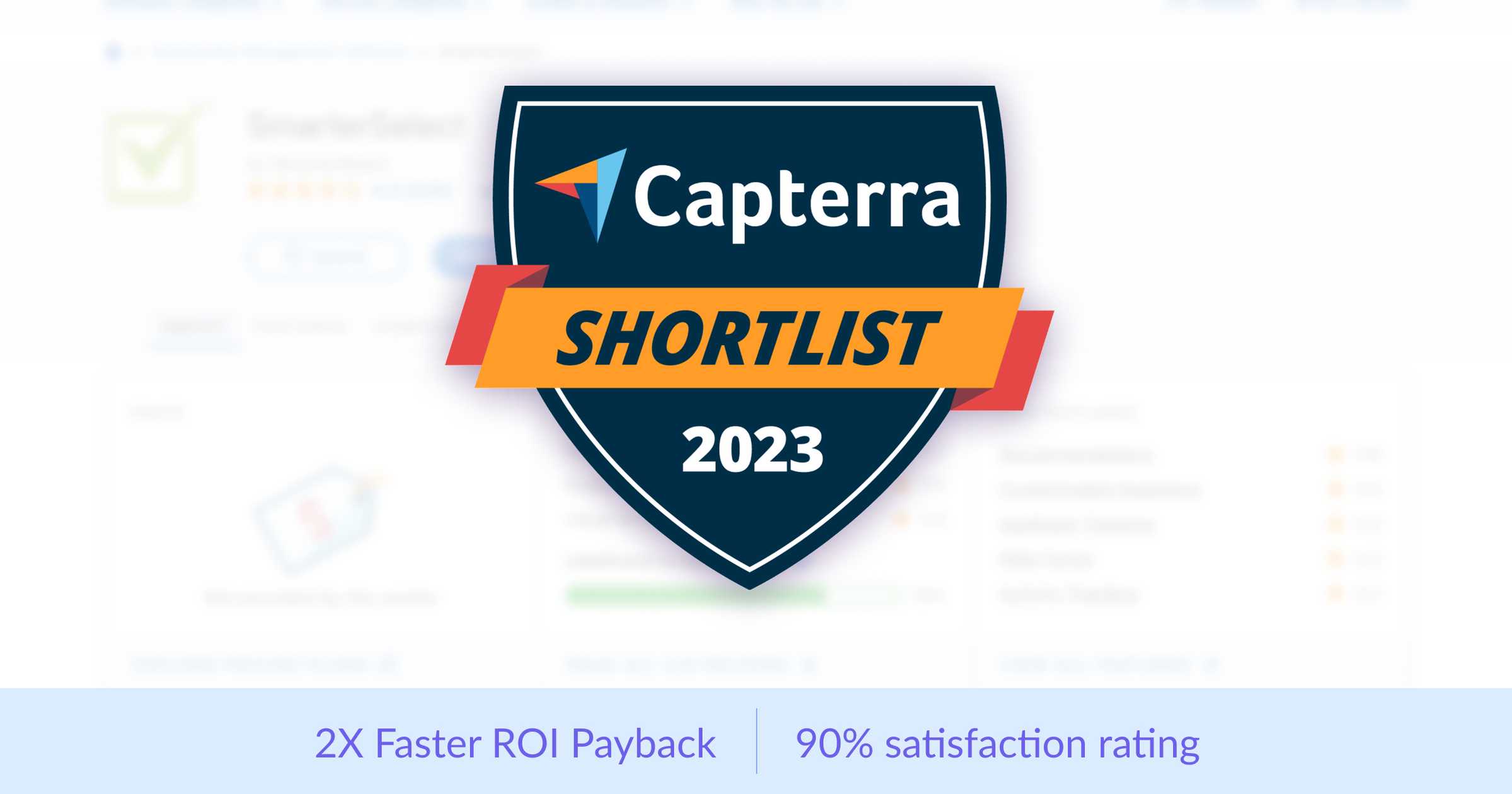 SmarterSelect Named to 2023 Capterra Shortlist™ for Grant Management Software